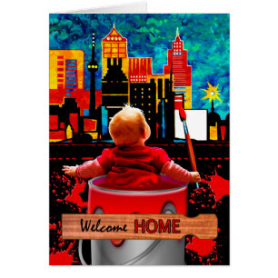 Bienvenido a casa, pintemos la tarjeta roja de la 