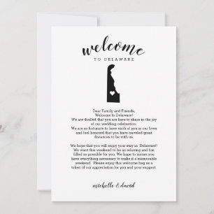 Bienvenido a Delaware Letra Boda e tineraria