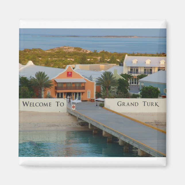 Bienvenido a imán de Gran Turca (Frente)