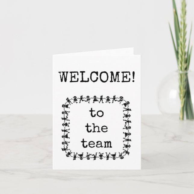 Bienvenido a la nueva tarjeta de empleado del equi (Anverso)