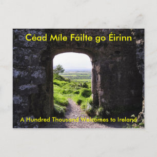 Bienvenido a la postal de Irlanda