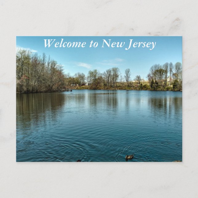 Bienvenido a la postal de NJ (Anverso)