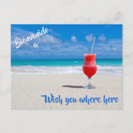 Bienvenido a la postal de playa con Red Tropical