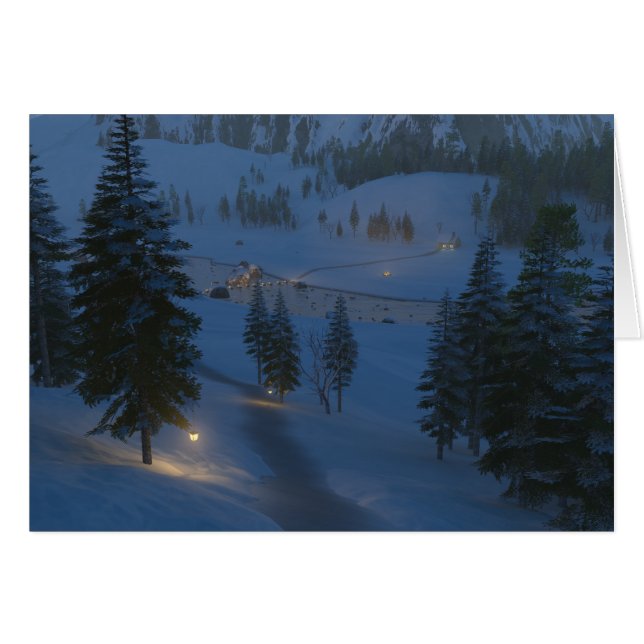 Bienvenido a la tarjeta Cwm (Anverso (Horizontal))