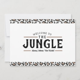 Bienvenido a la tarjeta de bienvenida de Empleados