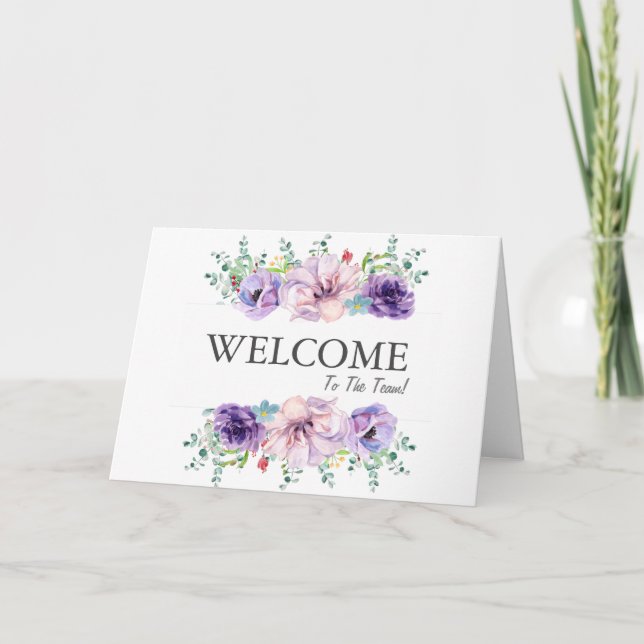 Bienvenido a la tarjeta de equipo (Anverso)