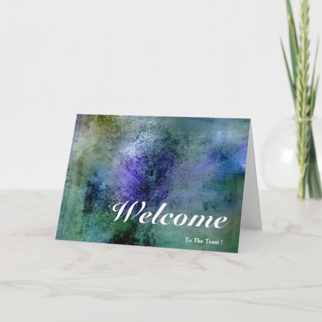 Bienvenido A La Tarjeta De Equipo (Anverso)