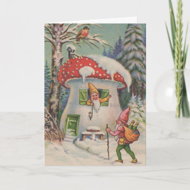 Bienvenido a la tarjeta de felicitación Mushroom H (Anverso)