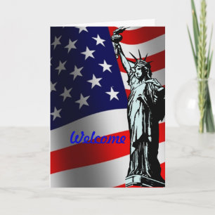 Bienvenido a la tarjeta de los Estados Unidos