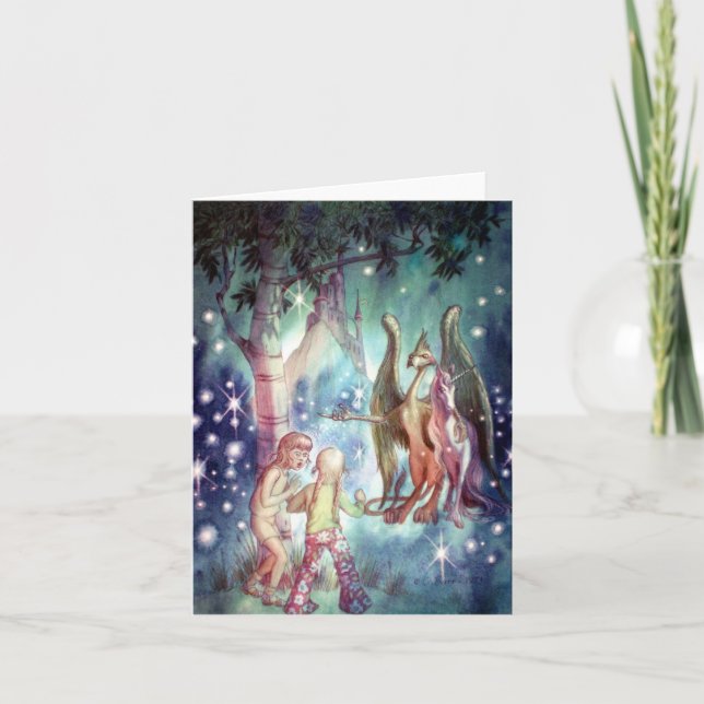 Bienvenido a la tarjeta de notas de Fairyland (Anverso)