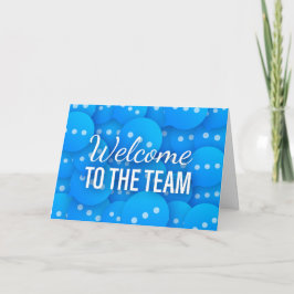 Bienvenido A La Tarjeta De Saludo Del Equipo