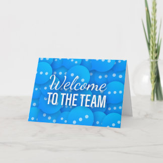 Bienvenido A La Tarjeta De Saludo Del Equipo