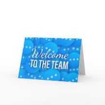 Bienvenido A La Tarjeta De Saludo Del Equipo