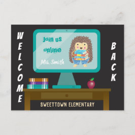 Bienvenido a la tarjeta postal de aprendizaje elec