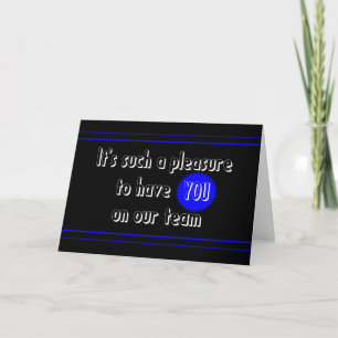 Bienvenido a nuestra tarjeta de equipo