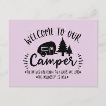 Bienvenido a nuestra Tarjeta Postal de Camping