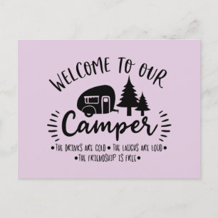 Bienvenido a nuestra Tarjeta Postal de Camping