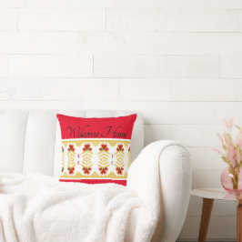 Bienvenido al Cojín decorativo del hogar - Bienven