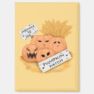 Bienvenido al imán del parche de la calabaza