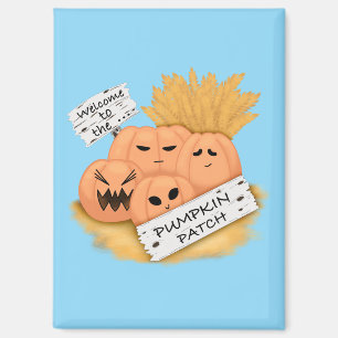 Bienvenido al imán del parche de la calabaza