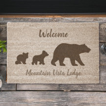 Bienvenido al Oso del Lodge de Montaña