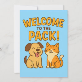 Bienvenido al paquete - Tarjeta de saludo para per