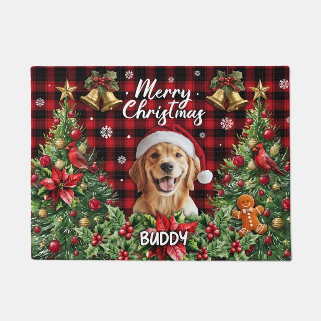 Bienvenido Alfombra de Navidad - Bienvenida Festiv (Anverso)