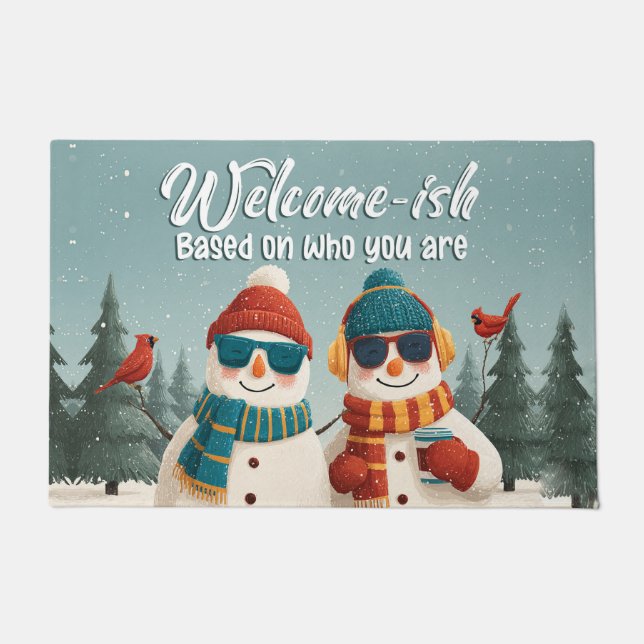 Bienvenido Alfombra de Navidad – Bienvenida Festiv (Anverso)