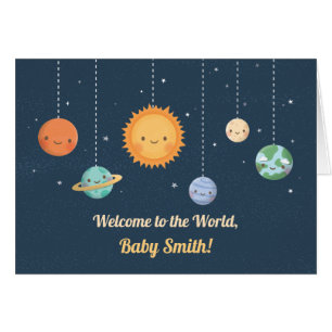 Bienvenido bebé al Sol y Planetas Espacio Mundial