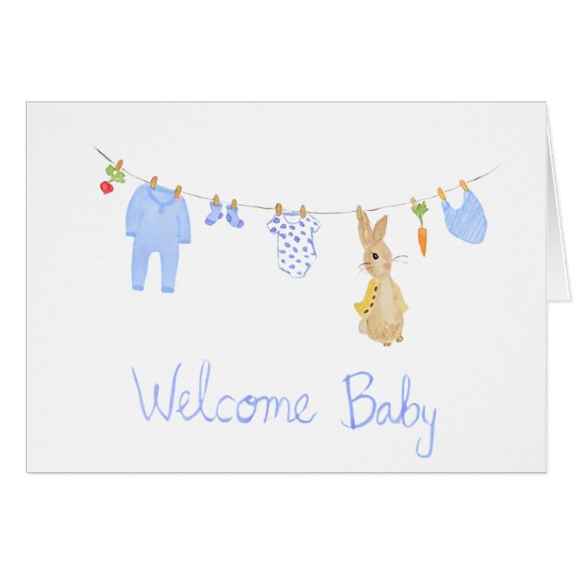 bienvenido bebé niño MEJOR (Anverso (Horizontal))