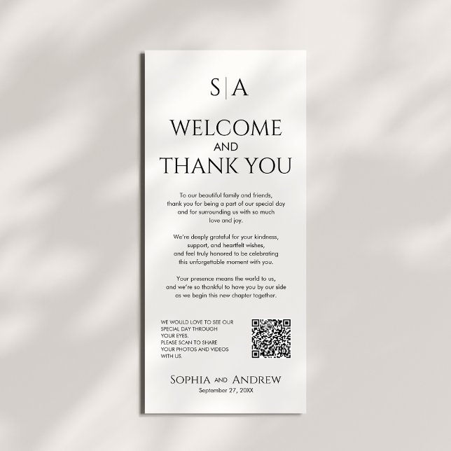 Bienvenido boda y gracias tarjeta para decorar la  (Subido por el creador)