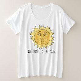 Bienvenido Camiseta Básica para Mujeres Tallas Gra