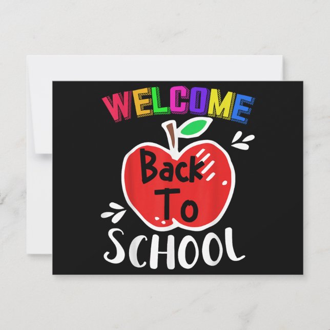 Bienvenido De Nuevo A La Escuela De Profesores Gra (Anverso)