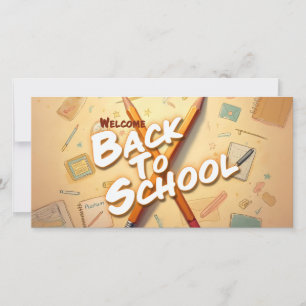 Bienvenido de nuevo a la escuela – Diseño de arte