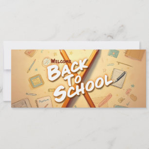 Bienvenido de nuevo a la escuela – Diseño de arte