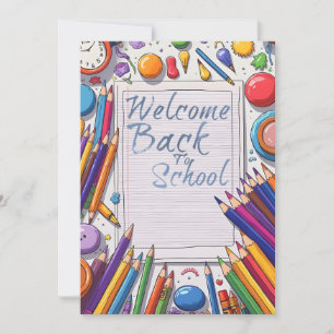 Bienvenido de nuevo al colegio – Divertido y Color