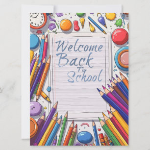 Bienvenido de nuevo al colegio – Divertido y Color