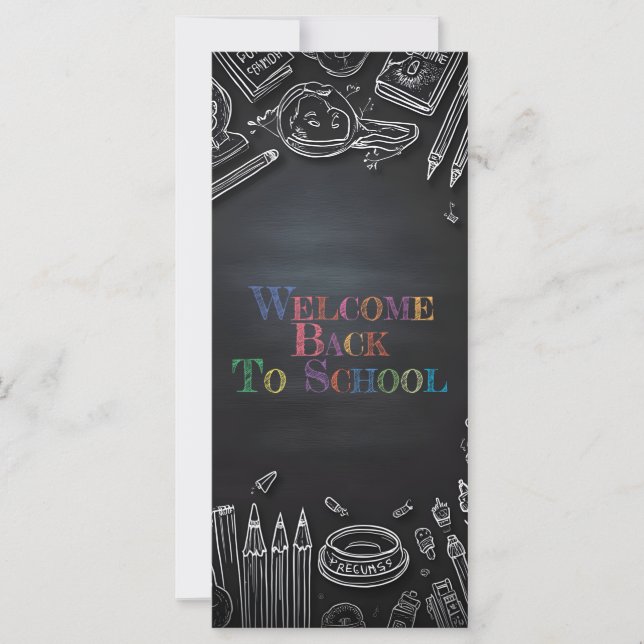 Bienvenido de vuelta a la escuela - Año escolar nu (Anverso)