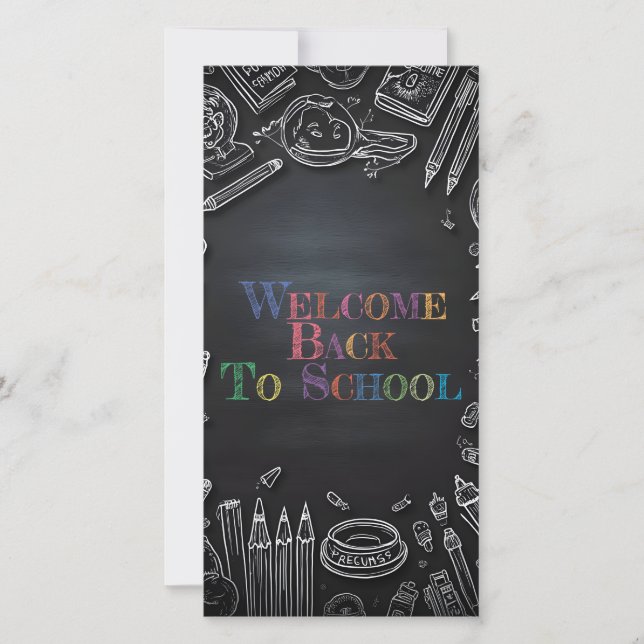 Bienvenido de vuelta a la escuela - Año escolar nu (Anverso)