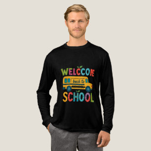 Bienvenido de vuelta a la escuela Camisa de Manga 