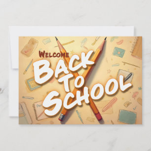Bienvenido de vuelta a la escuela – Diseño de arte