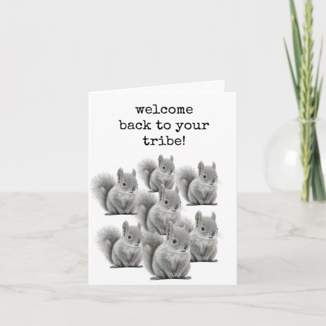Bienvenido De Vuelta A Tu Tribu, Tarjeta (Anverso)