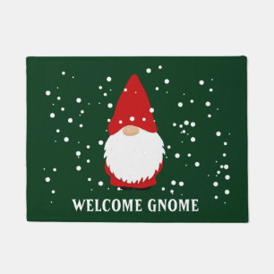 Bienvenido Gnome divertido diseño de felpudo de in