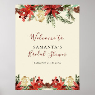Bienvenido Invierno Póster de Boda Despedida de