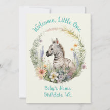 Bienvenido, pequeño anuncio de nacimiento/Fiesta d