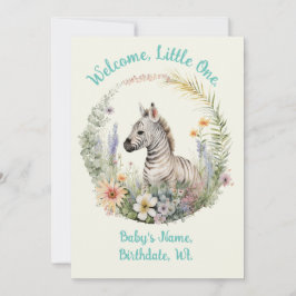 Bienvenido, pequeño anuncio de nacimiento/Fiesta d