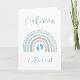 Bienvenido Pequeño | Tarjeta para niños