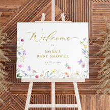 Bienvenidos a Baby Shower con mariposas encantadas