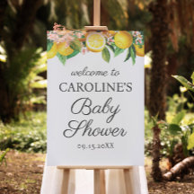 Bienvenidos a Baby Shower de Lemon Citrus