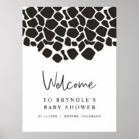 Bienvenidos a Baby Shower para la impresión en vac